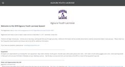 Desktop Screenshot of agourayouthlax.com